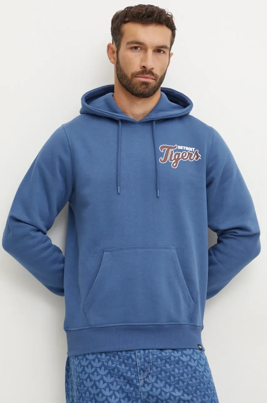 Μπλούζα 47 brand MLB Detroit Tigers χρώμα: μπλε, με κουκούλα, BB009PMDDFH628817TB