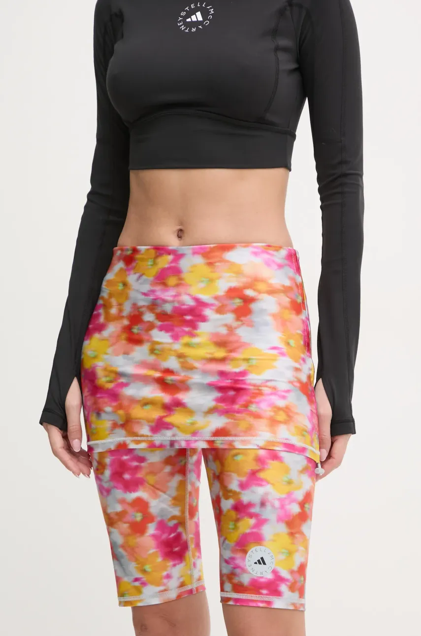 Σορτς προπόνησης adidas by Stella McCartney χρώμα: γκρι, IW3880