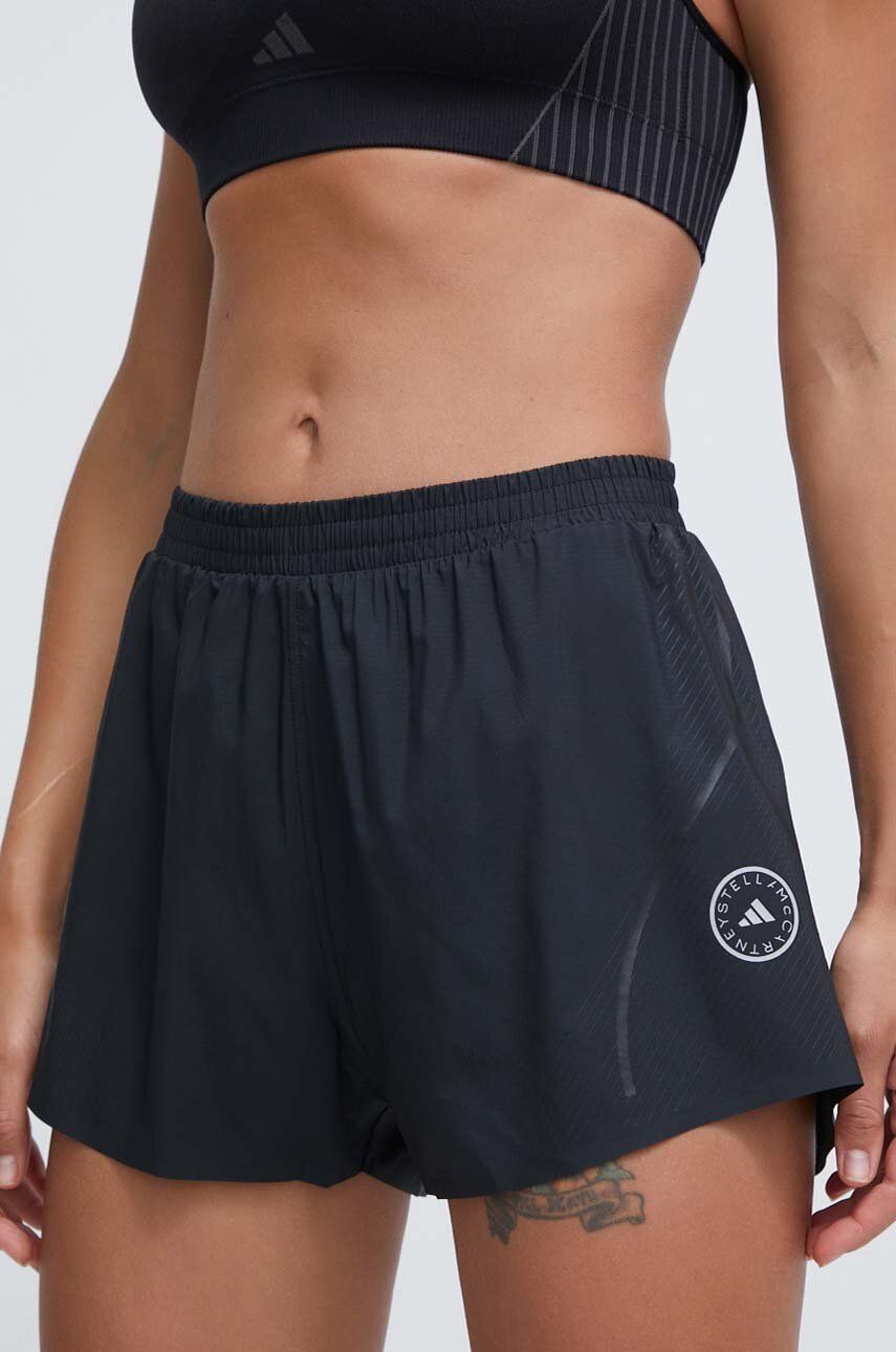 Σορτς τρεξίματος adidas by Stella McCartney TruePace TruePace χρώμα: μαύρο IT9728