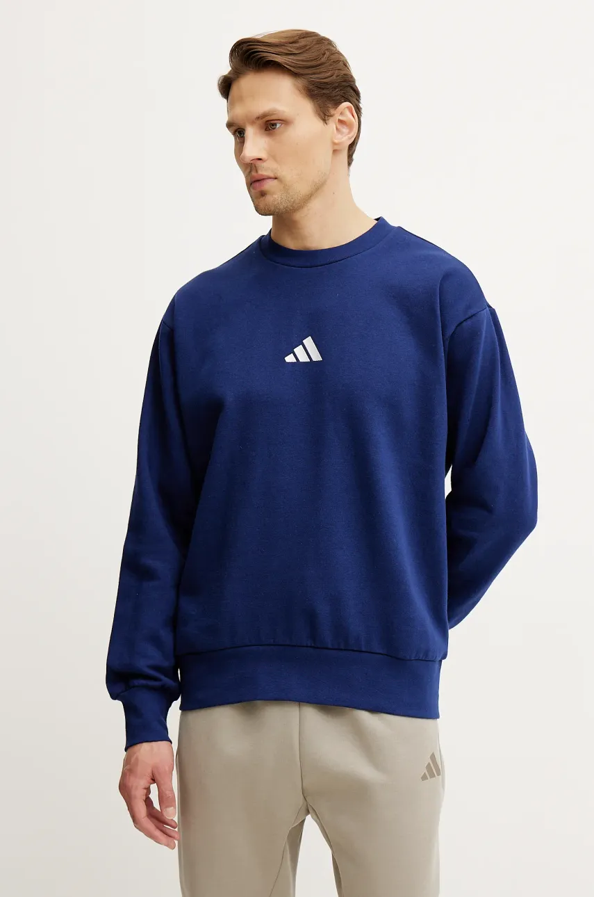 Μπλούζα adidas Feelcozy χρώμα: ναυτικό μπλε, JE3792