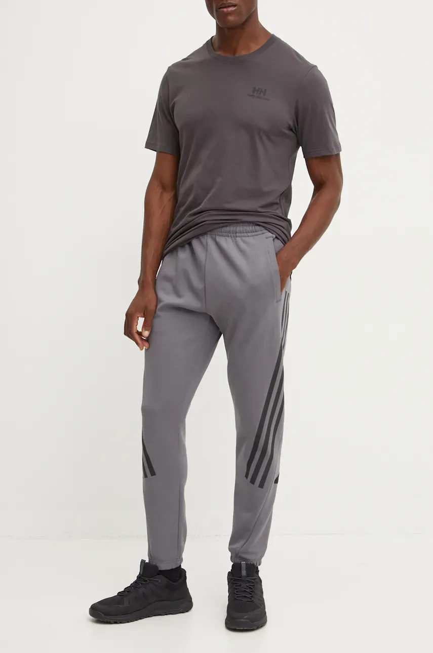 Παντελόνι φόρμας adidas Future Icons χρώμα: γκρι, IW8535