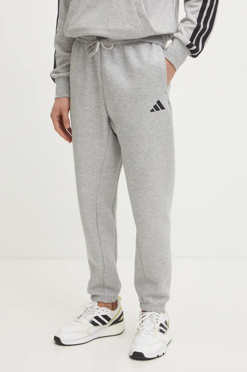 Παντελόνι φόρμας adidas Future Icons χρώμα: γκρι, JI8767