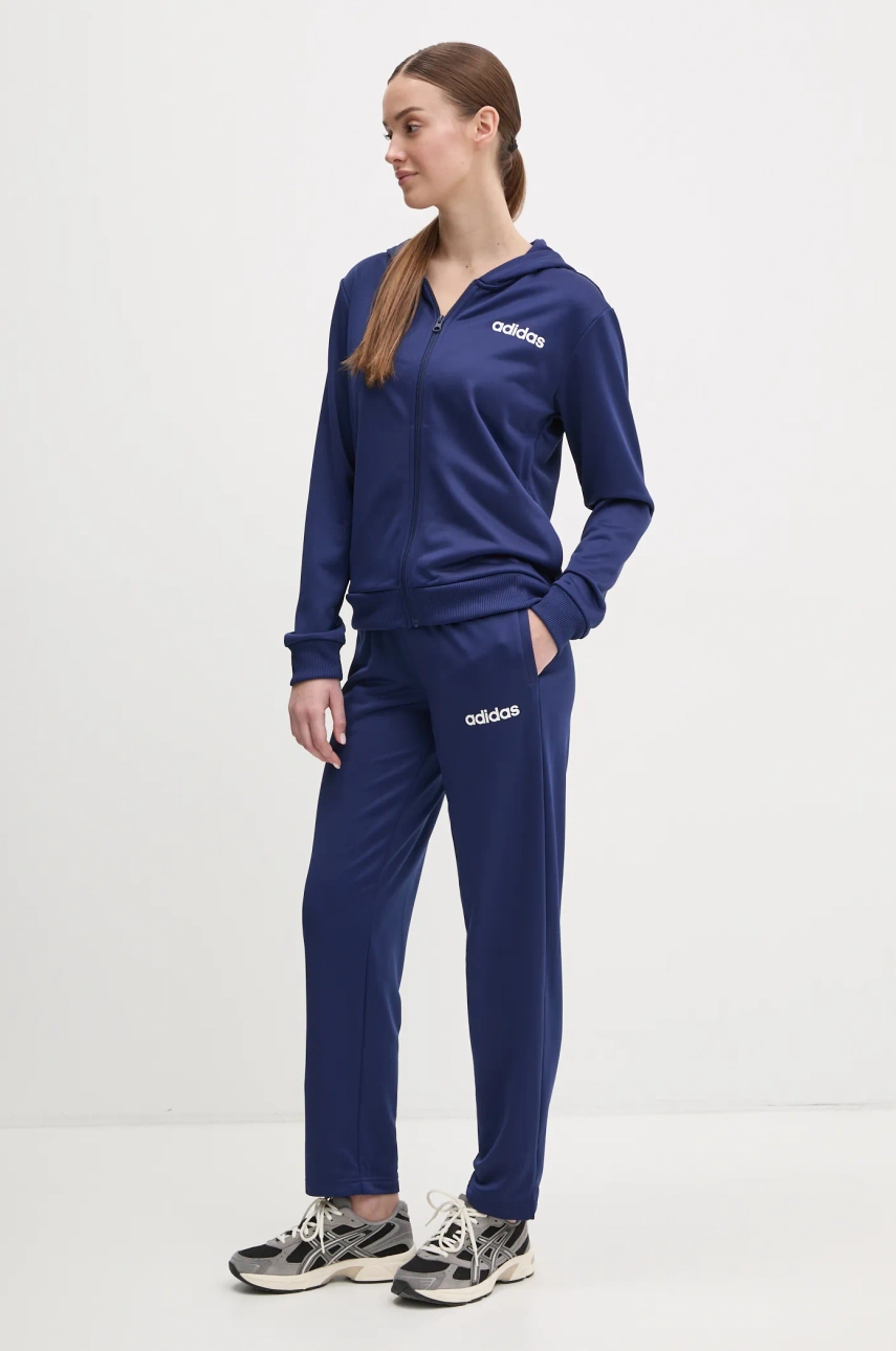 Φόρμα adidas LINEAR TS χρώμα: ναυτικό μπλε, JD2696