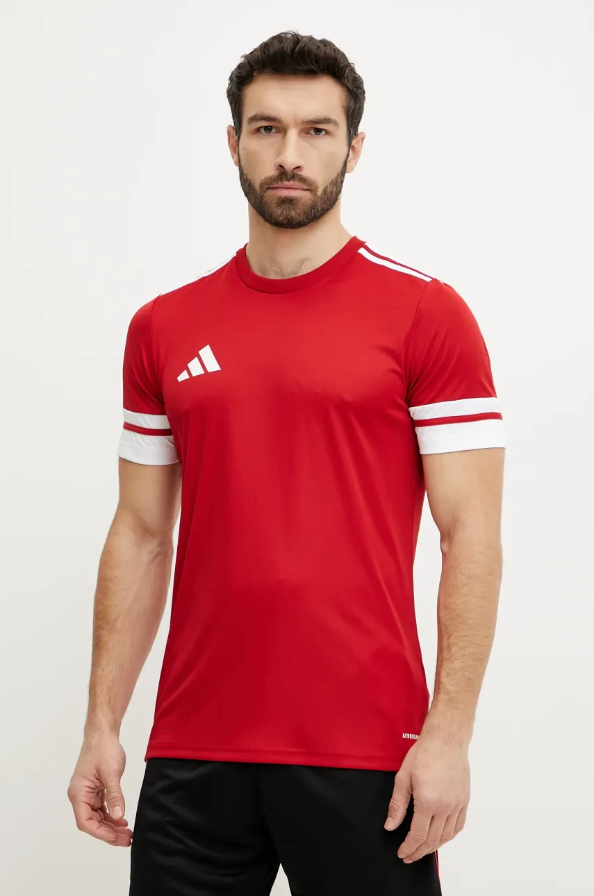 Μπλουζάκι προπόνησης adidas Performance Squad 25 χρώμα: κόκκινο, JE2601
