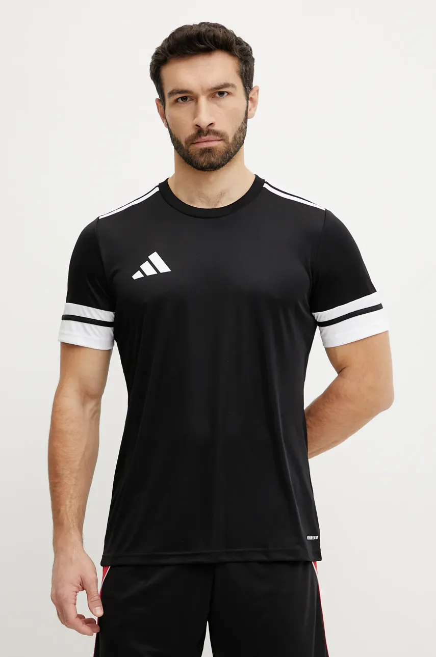 Μπλουζάκι προπόνησης adidas Performance Squad 25 χρώμα: μαύρο, JG5832