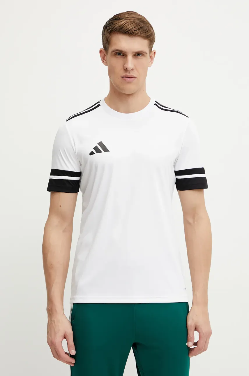 Μπλουζάκι προπόνησης adidas Performance Squad 25 χρώμα: άσπρο, JG5835