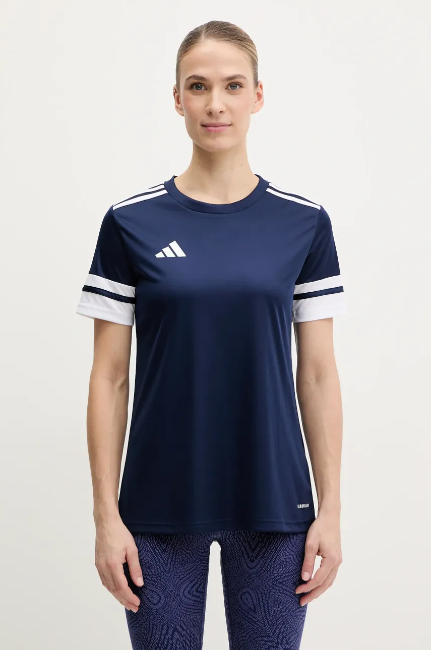 Μπλουζάκι προπόνησης adidas Performance Squad 25 χρώμα: ναυτικό μπλε, JI9987