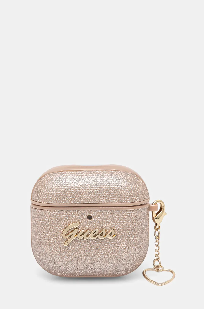 Θήκη για airpod Guess AirPods 4 χρώμα: χρυσαφί, GUA4PGMCSD