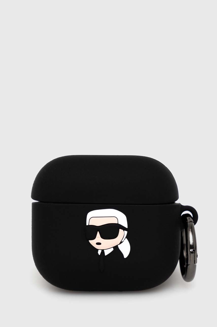 Θήκη για airpod Karl Lagerfeld AirPods 3 cover χρώμα: μαύρο