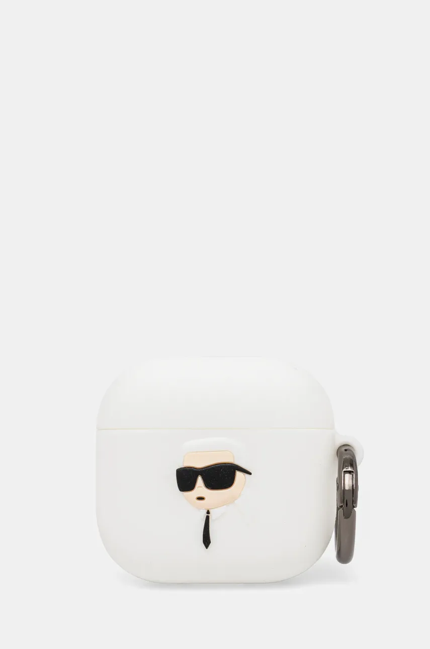 Θήκη για airpod Karl Lagerfeld AirPods 4 χρώμα: άσπρο, KLA4RUNIKH