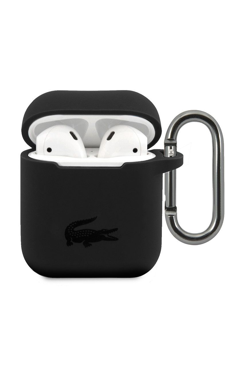 Θήκη για airpod Lacoste Airpods Cover χρώμα: μαύρο