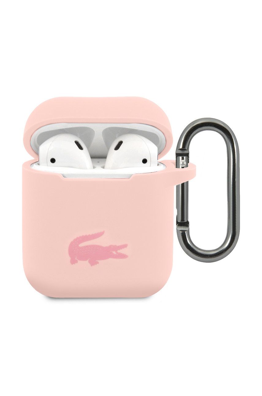 Θήκη για airpod Lacoste Airpods Cover χρώμα: ροζ