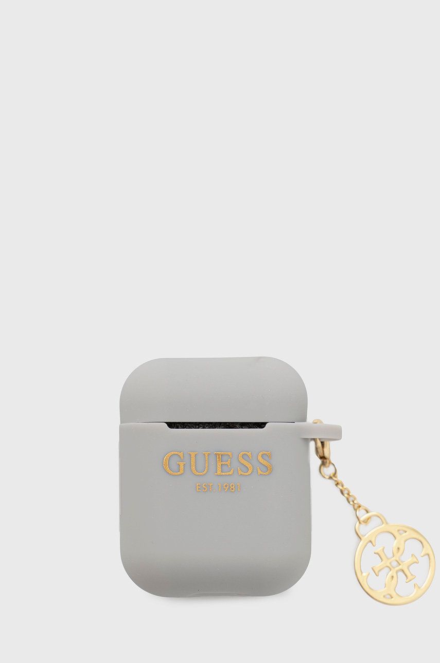 Θήκη για airpods Guess Airpods Cover χρώμα: γκρι