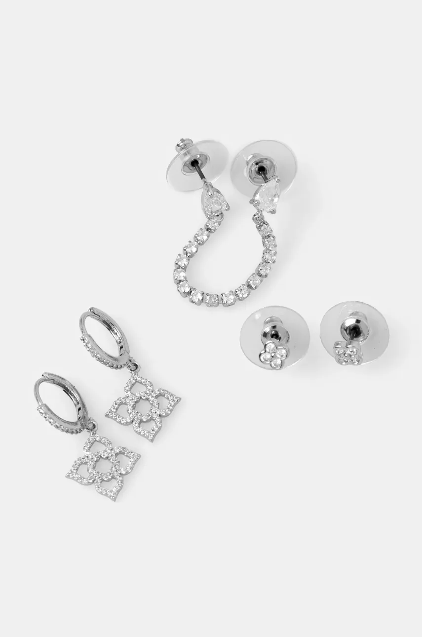 Σκουλαρίκια Aldo ELISABETH 3-pack 13935404