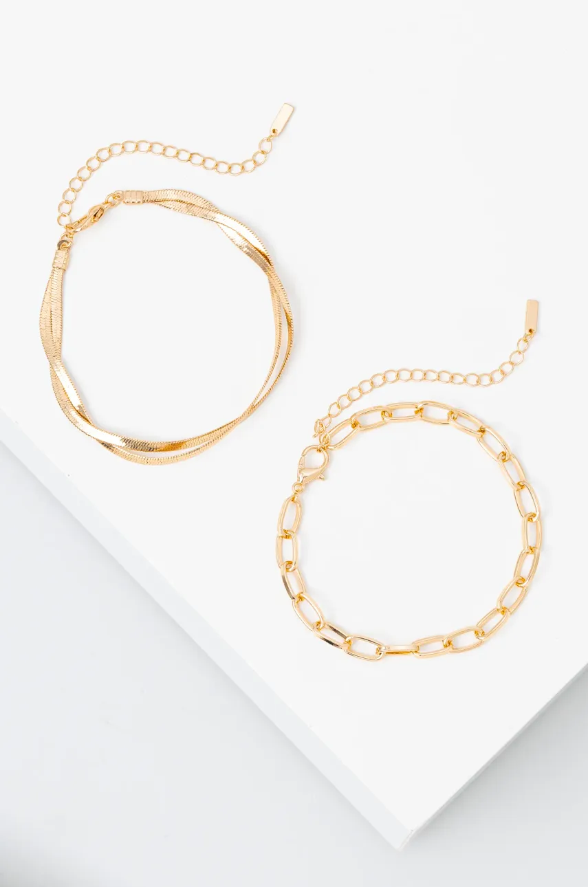 Βραχιόλι αστραγάλου Aldo ERYCIA 2-pack 13930757