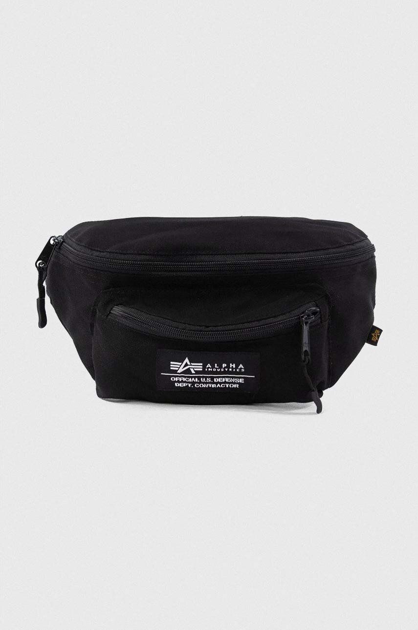 Τσάντα φάκελος Alpha Industries Torba Alpha Industries Big Waist Bag 126909 03 χρώμα: μαύρο