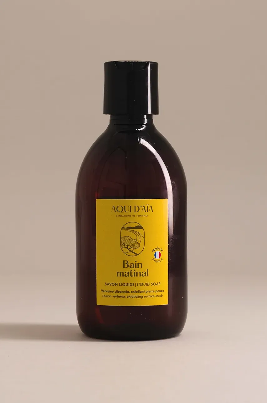 Υγρό απολεπιστικό σαπούνι Aqui d'Aia Morning Bath 300 ml χρώμα: πολύχρωμο