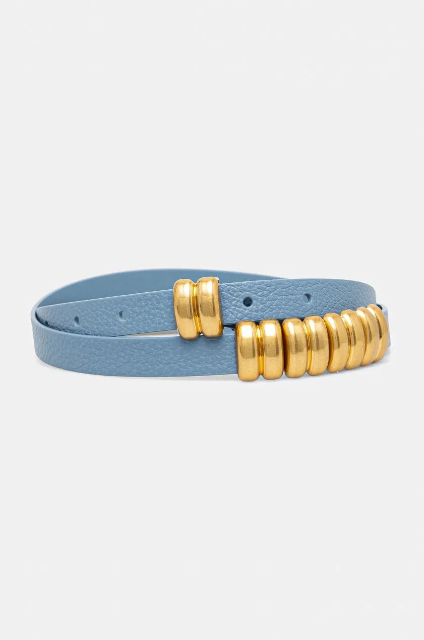 Ζώνη By Malene Birger OUNLO χρώμα: μπλε, 103379