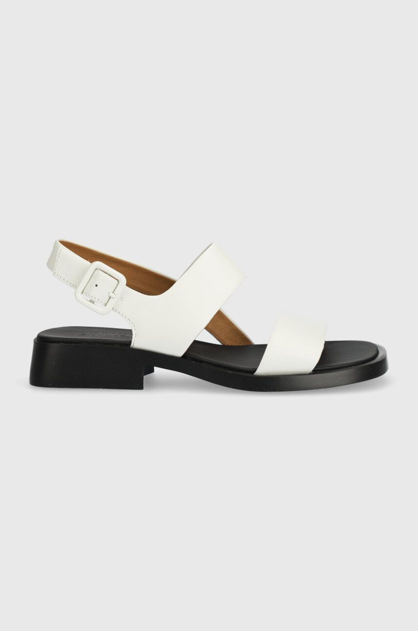 Δερμάτινα σανδάλια Camper Dana χρώμα: άσπρο, K201486.007