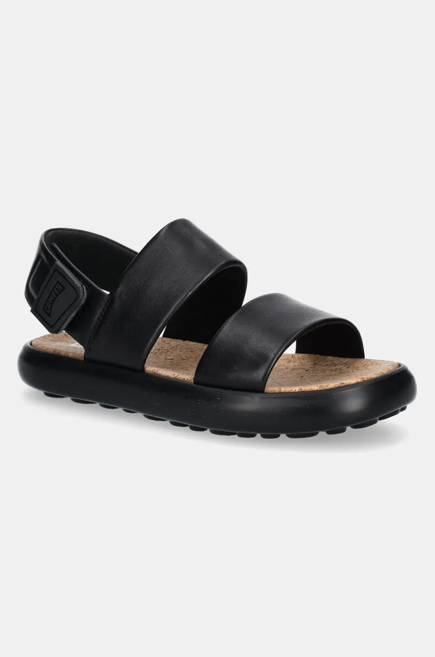Δερμάτινα σανδάλια Camper Pelotas Flota Sandal χρώμα: μαύρο, K201772-001