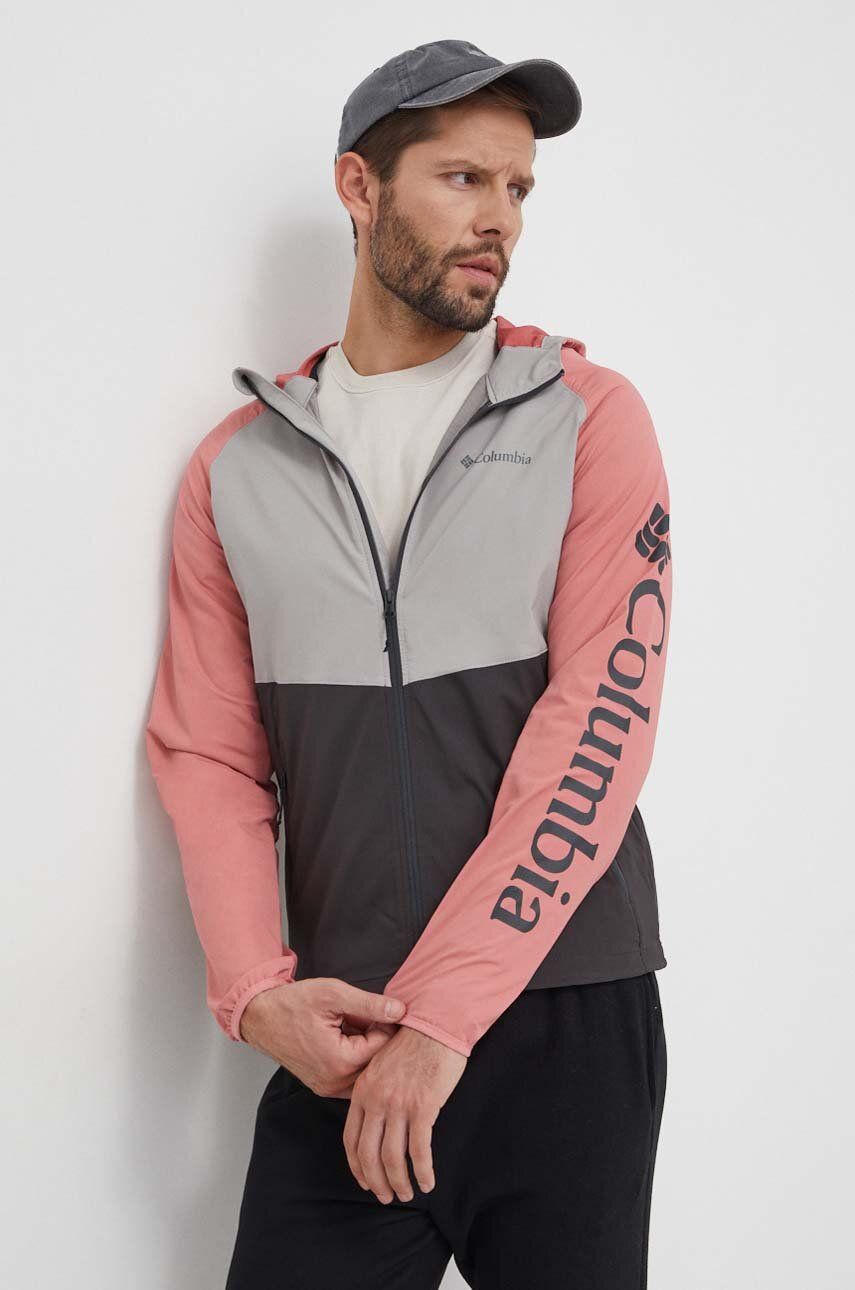 Αδιάβροχο μπουφάν Columbia Panther Creek Columbia Panther Creek ανδρικό, χρώμα: μαύρο 1840711