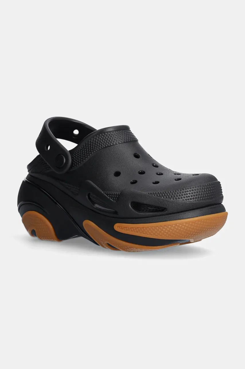 Παντόφλες Crocs Bubble Crush Clog χρώμα: μαύρο, 210061