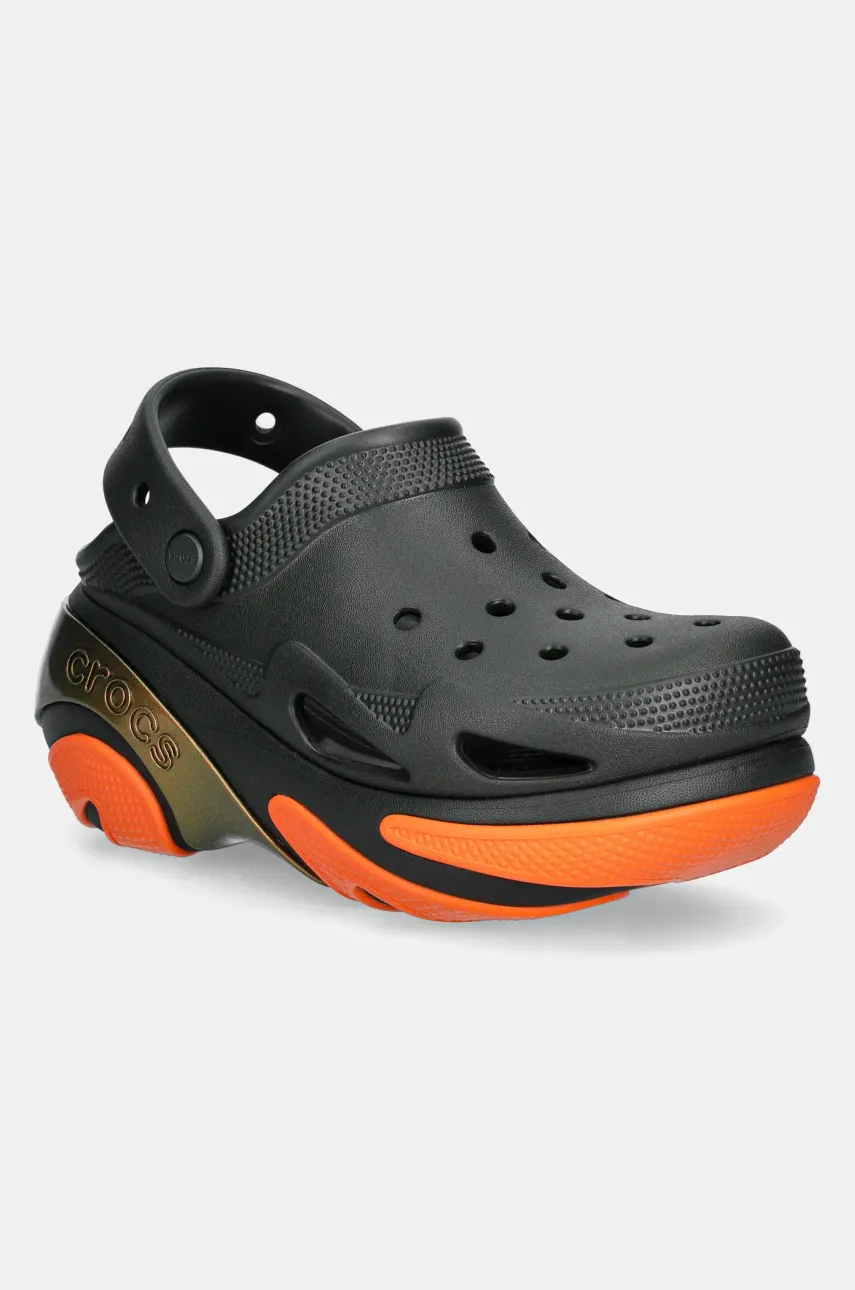 Παντόφλες Crocs Bubble Crush Reflector Clog χρώμα: πράσινο, 210743