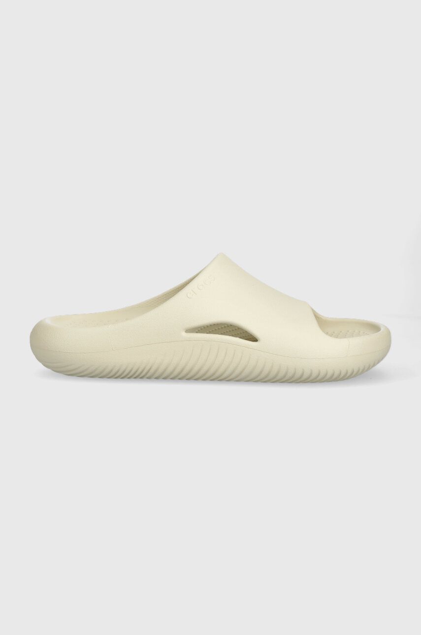 Παντόφλες Crocs Mellow Slide Mellow Slide χρώμα: μπεζ, 28392 IC0434 208392