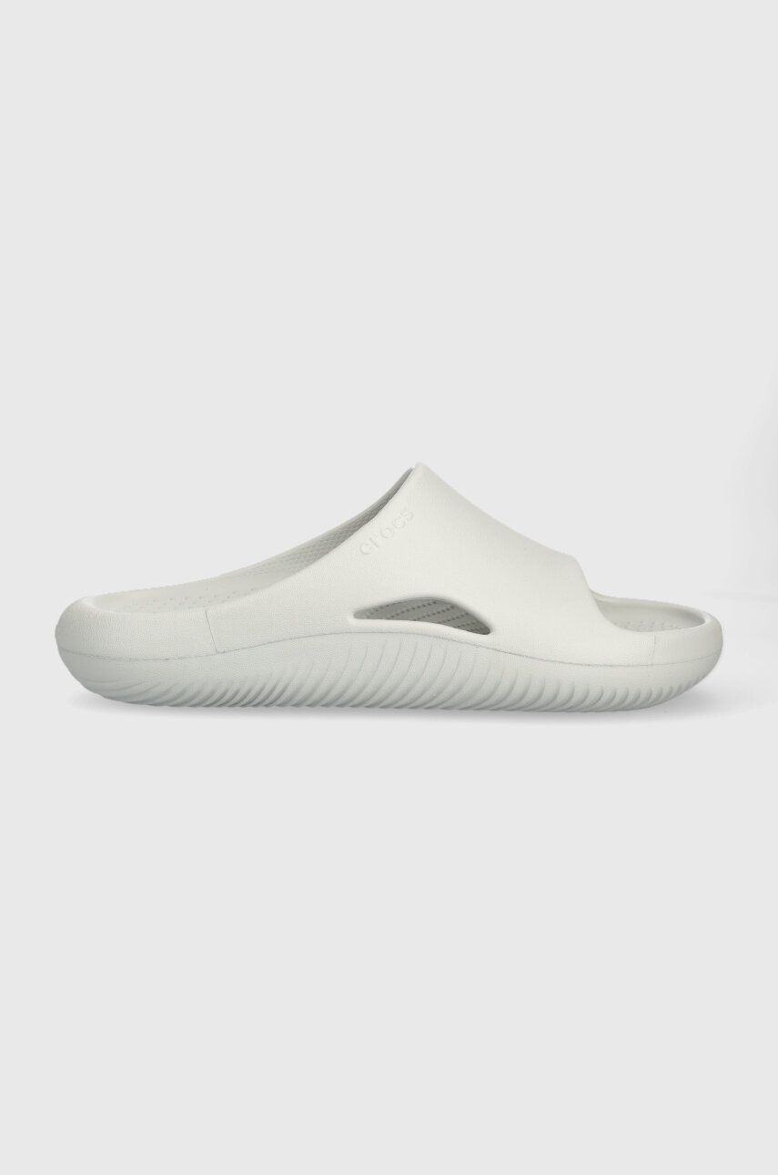 Παντόφλες Crocs Mellow Slide Mellow Slide χρώμα: γκρι, 28392 IC0434 208392