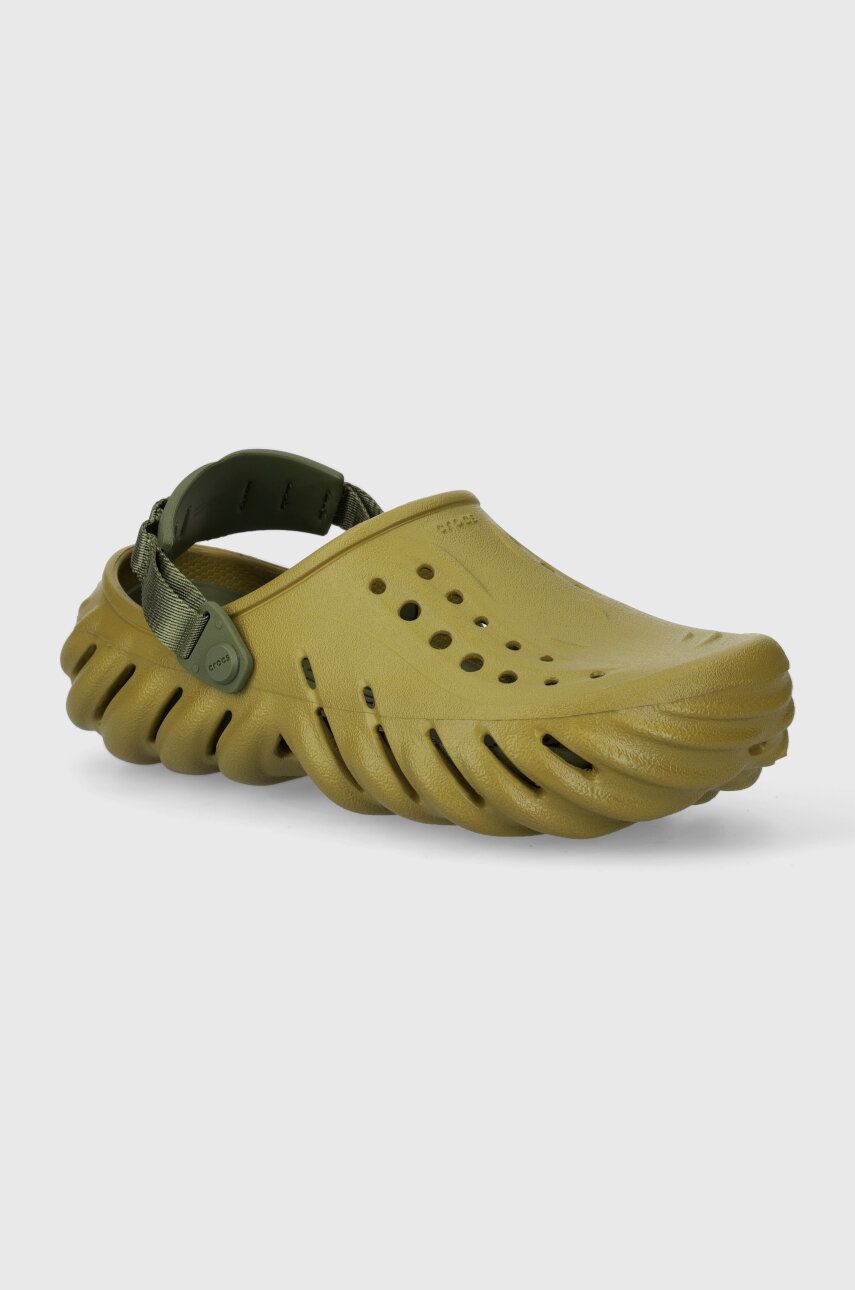 Παντόφλες Crocs X - (Echo) Clog χρώμα: πράσινο, 207937