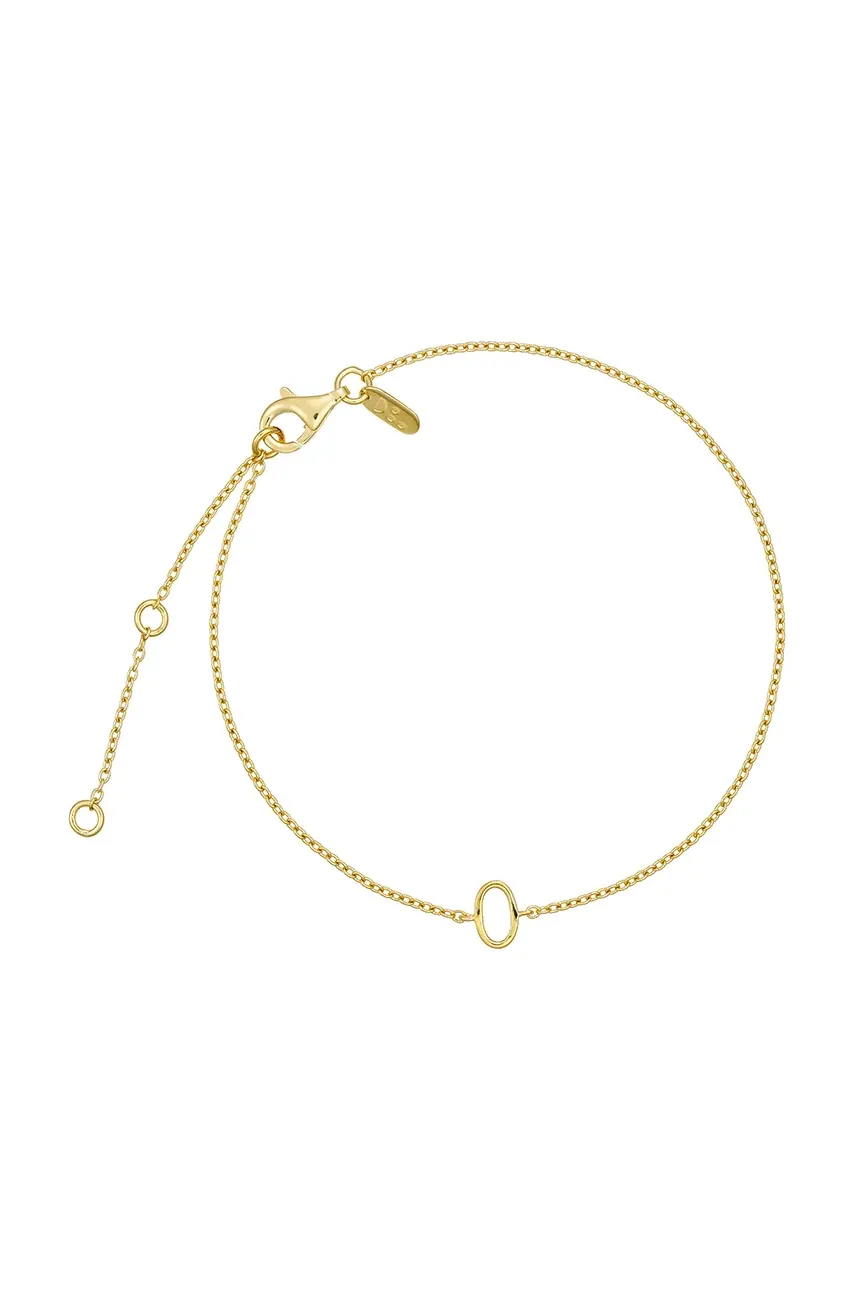 Βραχιόλι από επιχρυσωμένο ασήμι Design Letters 90501010O