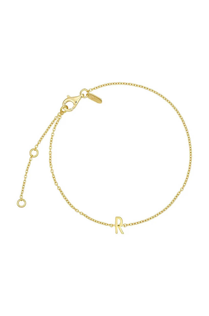 Βραχιόλι από επιχρυσωμένο ασήμι Design Letters 90501010R