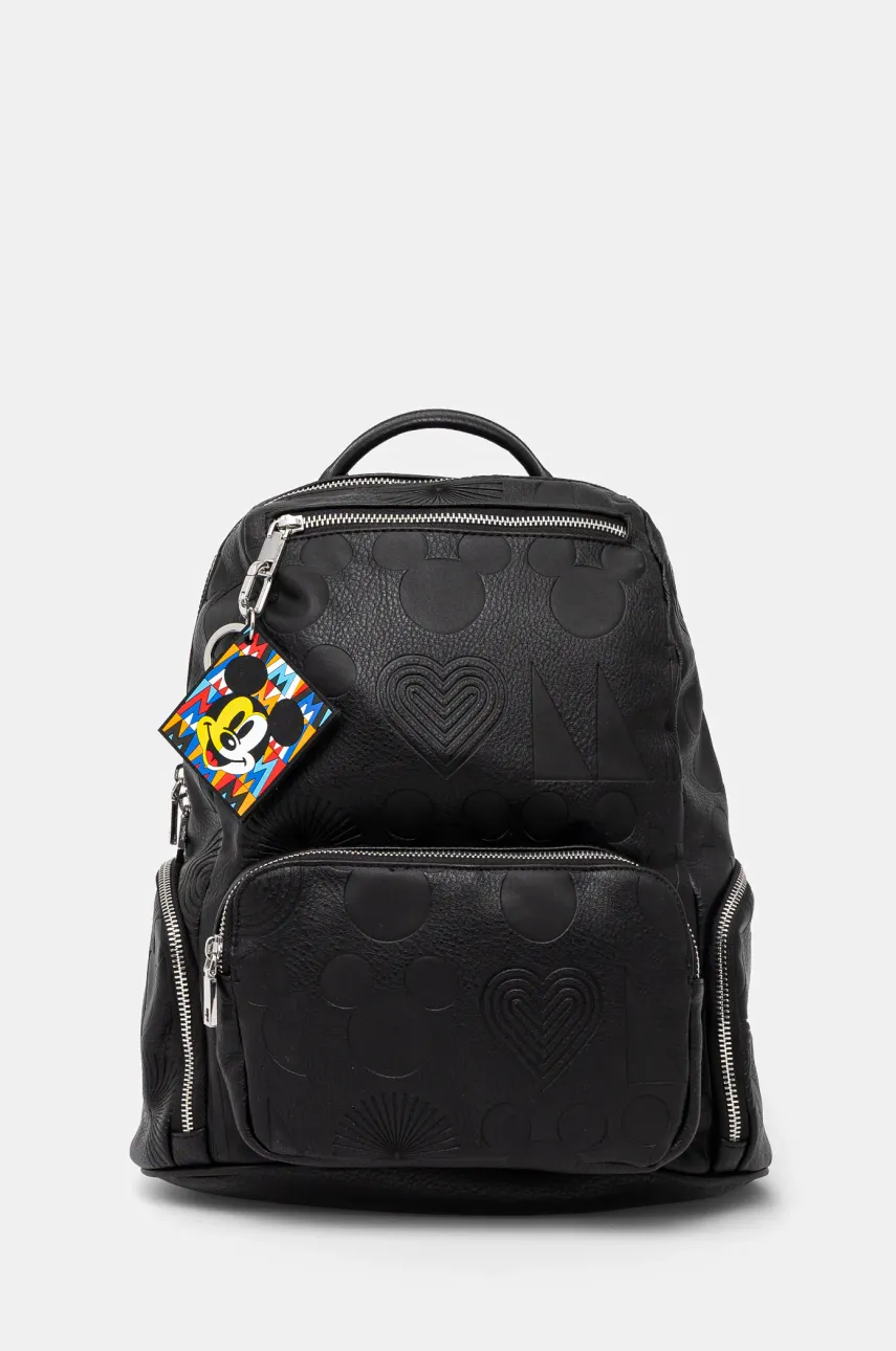 Σακίδιο πλάτης Desigual ALL MICKEY CHESTER χρώμα: μαύρο, 25SAKP04