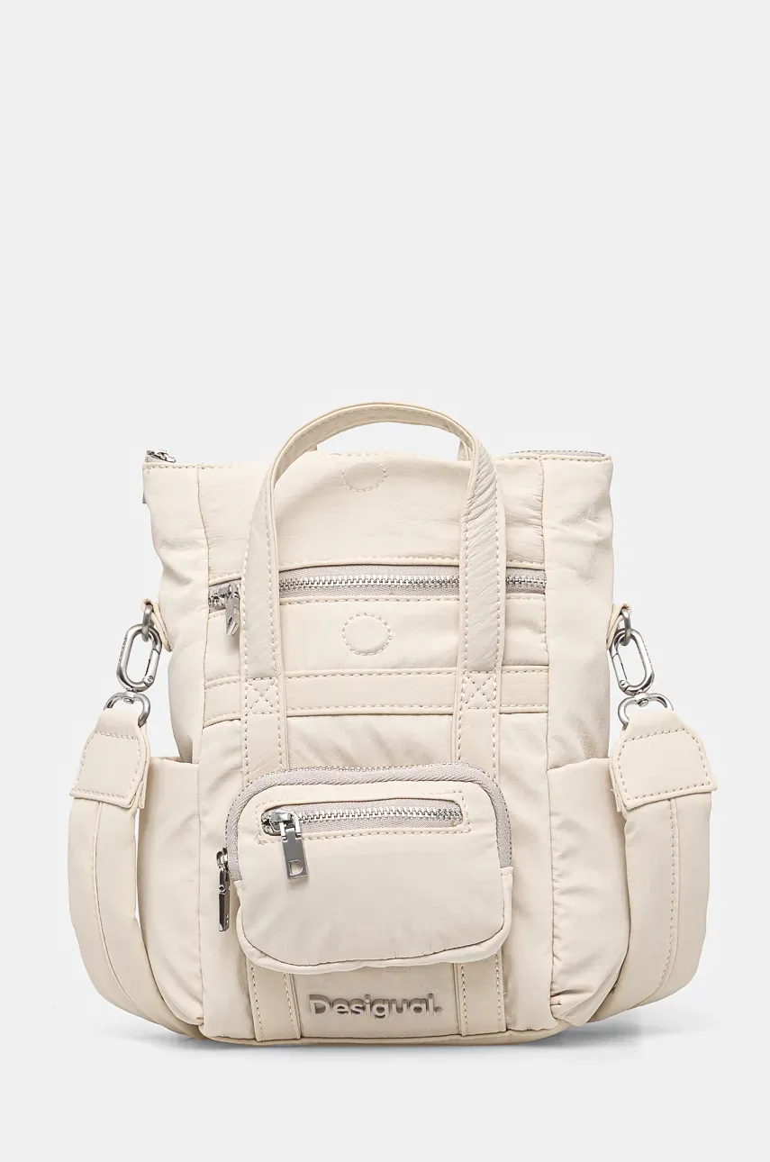 Σακίδιο Desigual BASIC MODULAR V χρώμα: μπεζ, 24WAXY39