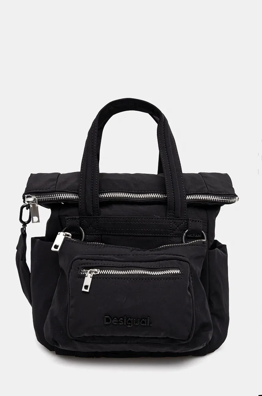 Σακίδιο πλάτης Desigual BASIC MODULAR VOYAGE χρώμα: μαύρο, 24WAXY35