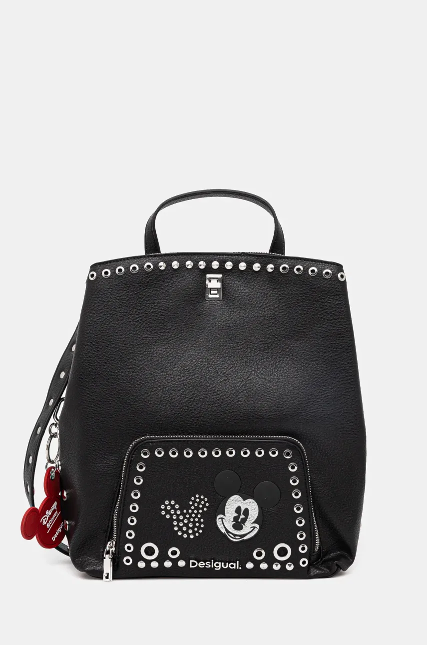Σακίδιο πλάτης Desigual MICKEY ROCK SUMY χρώμα: μαύρο, 25SAKP06
