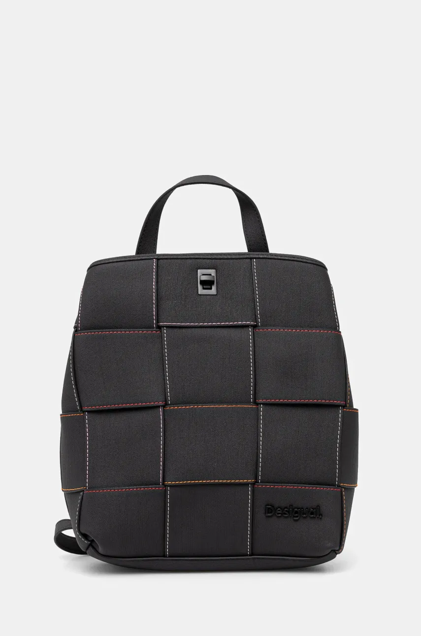 Σακίδιο πλάτης Desigual YOKO NEGRO SUMY MINI χρώμα: μαύρο, 25SAKP35