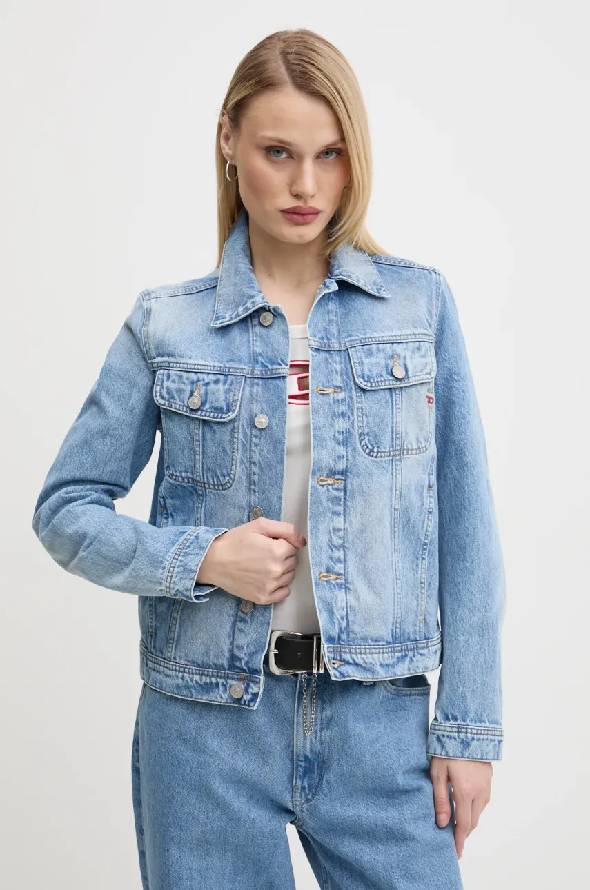 Τζιν μπουφάν Diesel DE-BONNY JACKET χρώμα: μπλε, A09970.09I29