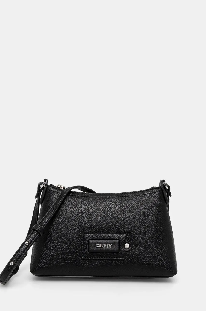 Τσάντα Dkny χρώμα: μαύρο, R51EAI90