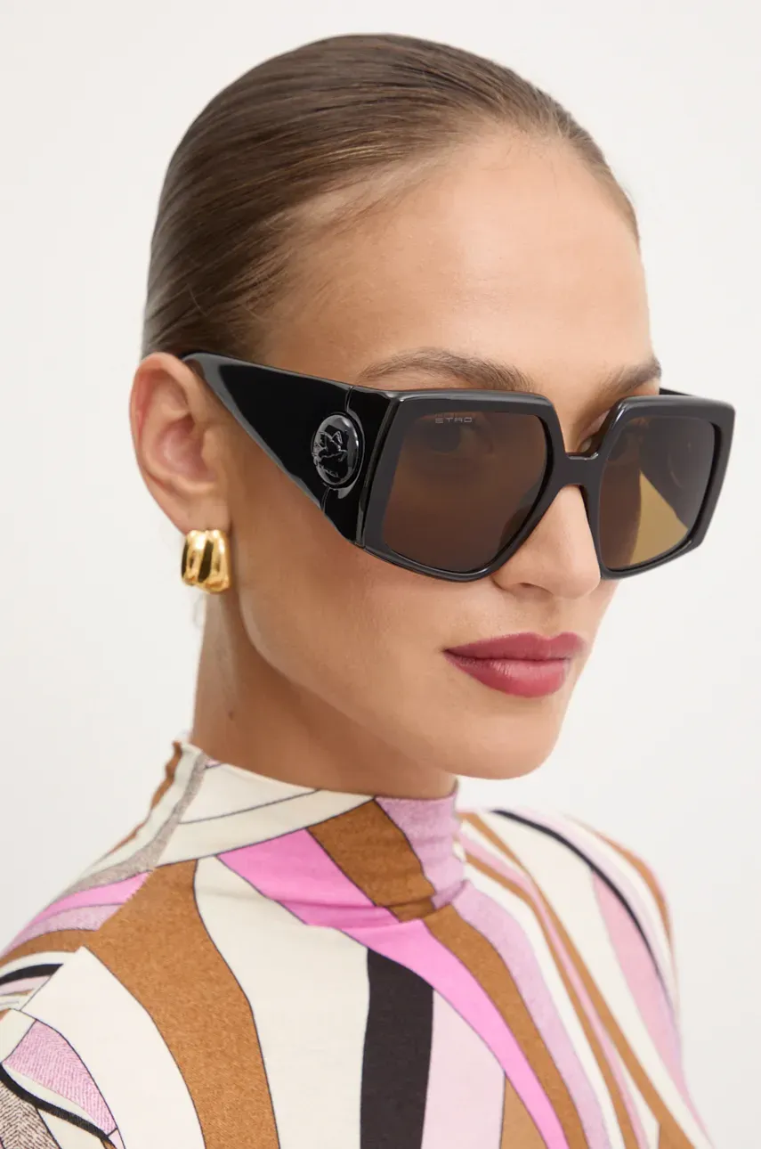 Γυαλιά ηλίου Etro χρώμα: μαύρο, ETRO 0038/S