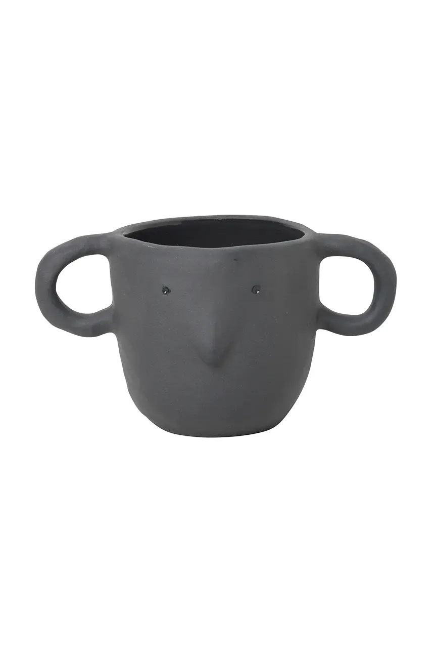 Γλάστρα ferm LIVING Mus Plant Pot S χρώμα: γκρι