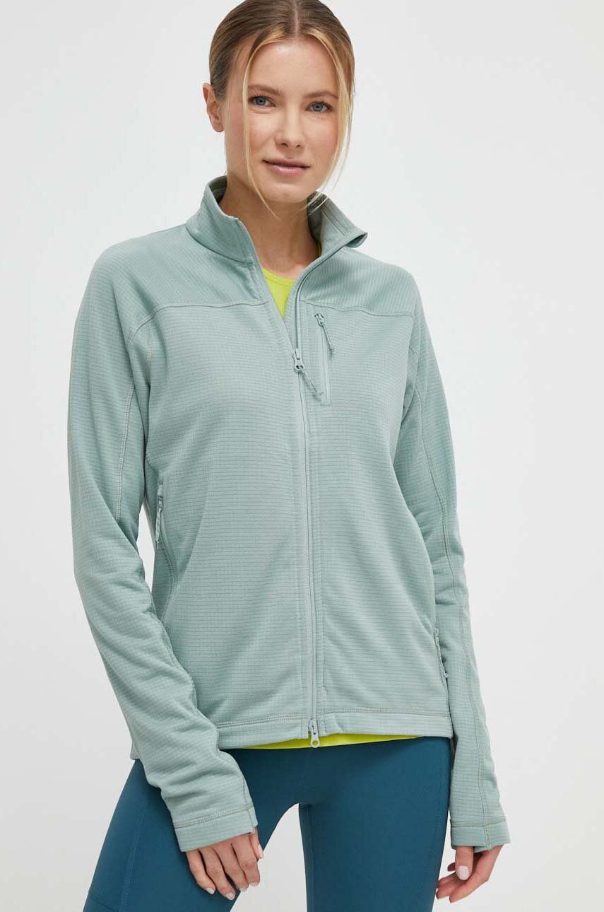 Αθλητική μπλούζα Fjallraven Abisko Lite χρώμα: πράσινο, F87142