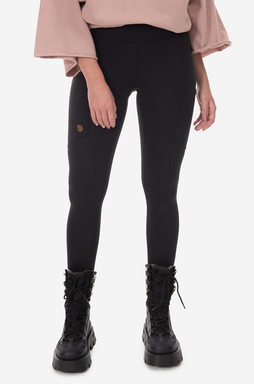 Κολάν Fjallraven Abisko NHL Pittsburgh Penguins Abisko Tights χρώμα: μαύρο H-MVPSP15WBP-QL F84773