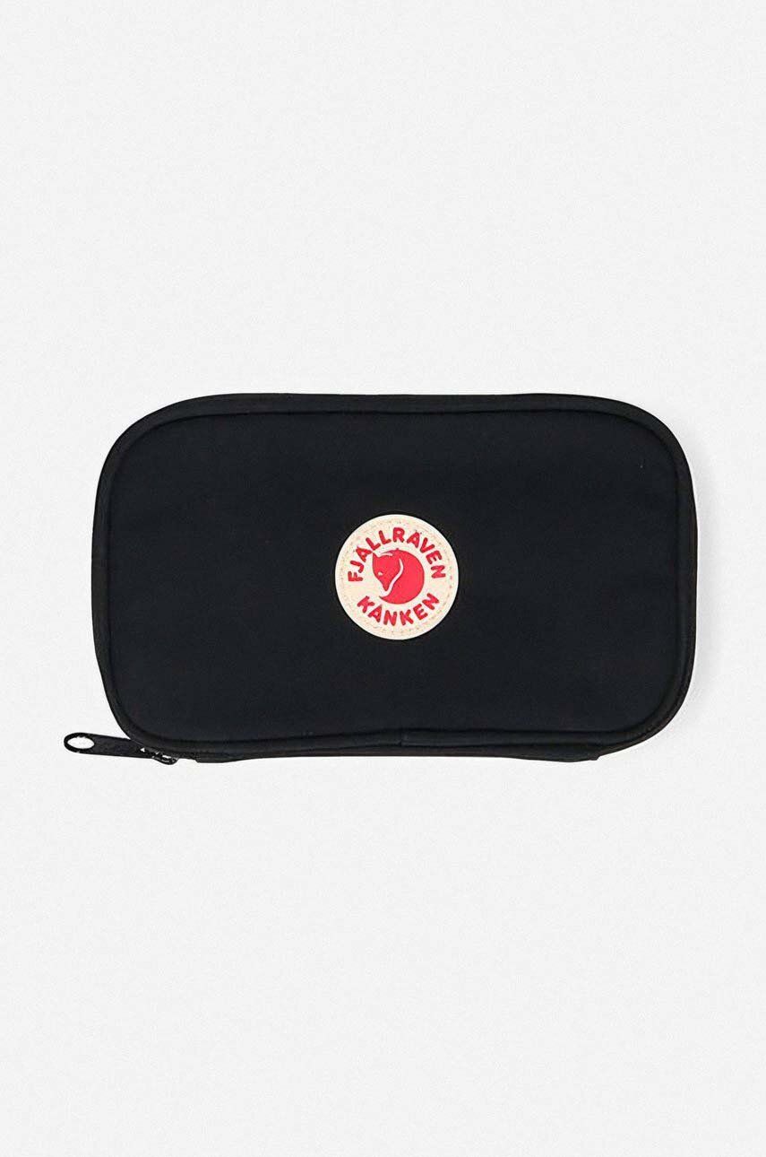 Πορτοφόλι Fjallraven Kanken Travel Wallet Kanken Travel Wallet χρώμα: μαύρο F23781