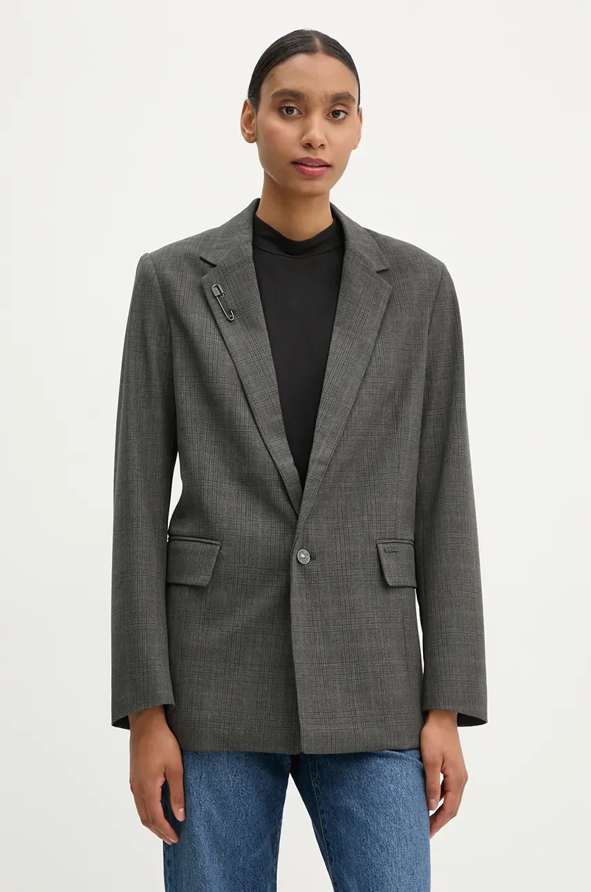 Σακάκι G-Star Raw χρώμα: γκρι, D25209-D717