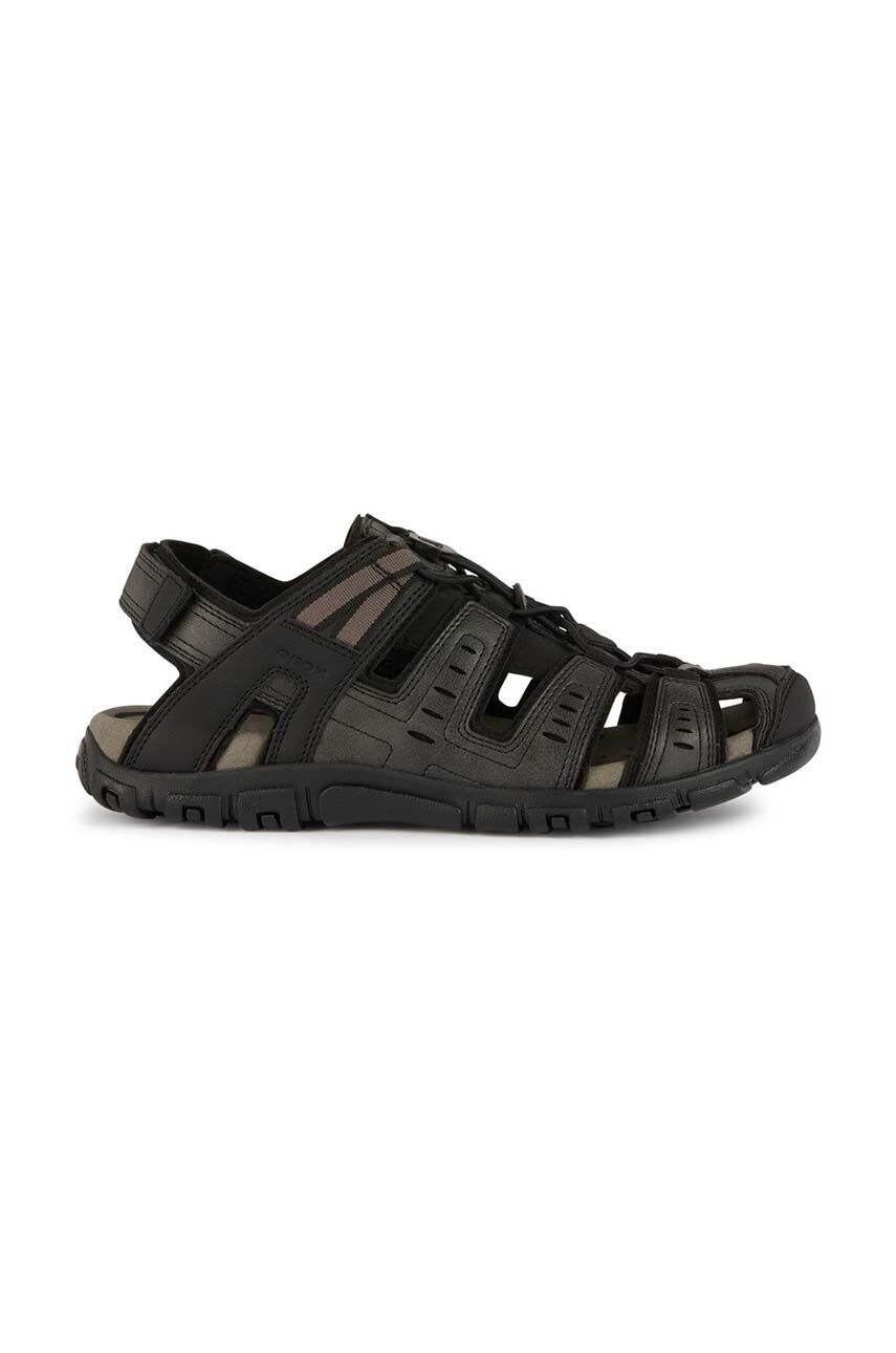 Σανδάλια Geox UOMO SANDAL STRADA χρώμα: μαύρο, U4524C 000ME C9999