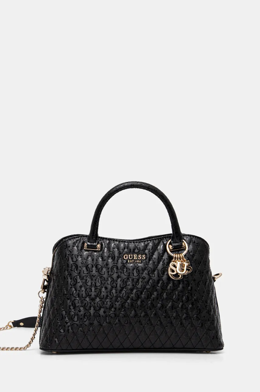 Τσάντα Guess BETULA χρώμα: μαύρο, HWGG96 26060