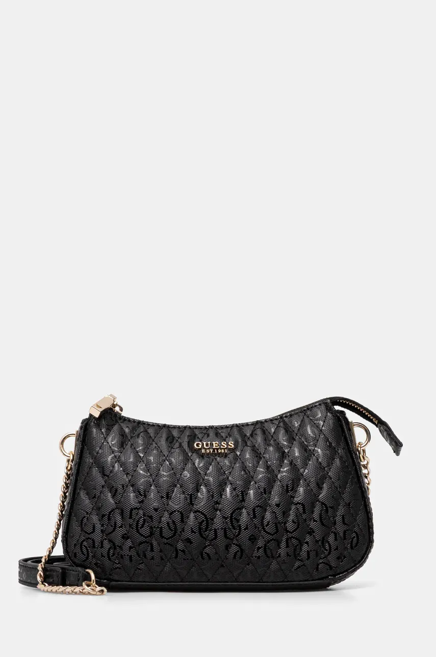 Τσάντα Guess BETULA χρώμα: μαύρο, HWGG96 26720