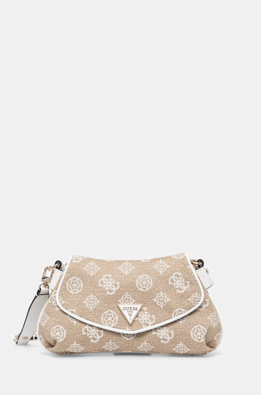 Τσάντα Guess BEYZA χρώμα: μπεζ, HWJG96 27190