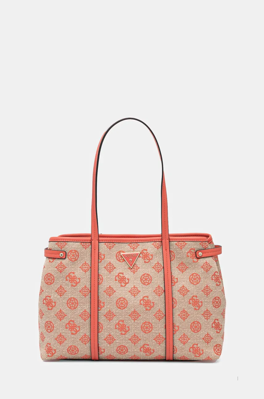 Τσάντα Guess BEYZA χρώμα: ροζ, HWJG96 27230